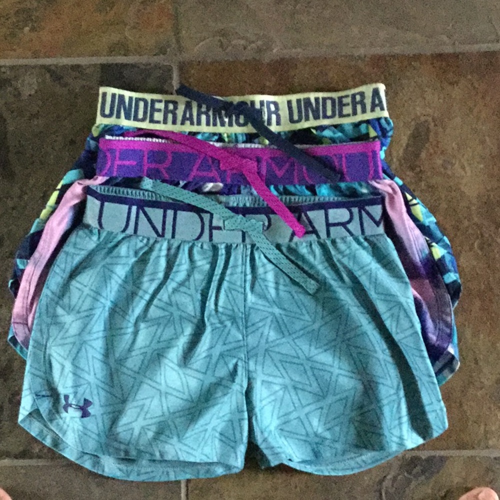 Girls under armor soccer shorts